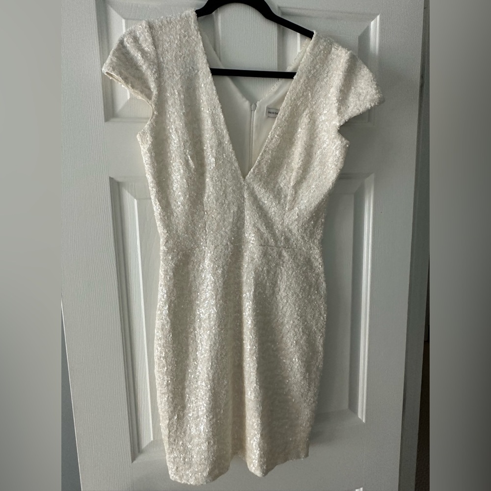 Dress The Population Zoe Sequin Mini Dress